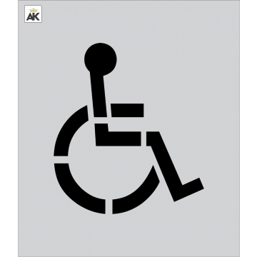12 Inch Handicap Stencil