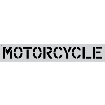 12" MOTORCYCLE Stencil