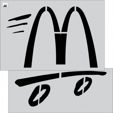 McDonald's 48" Speedy Logo OAS 54X54