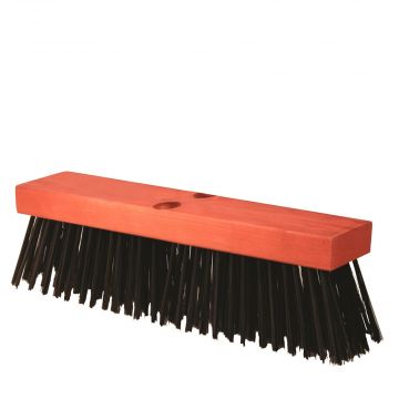 16" Round Wire Street Broom With Handle