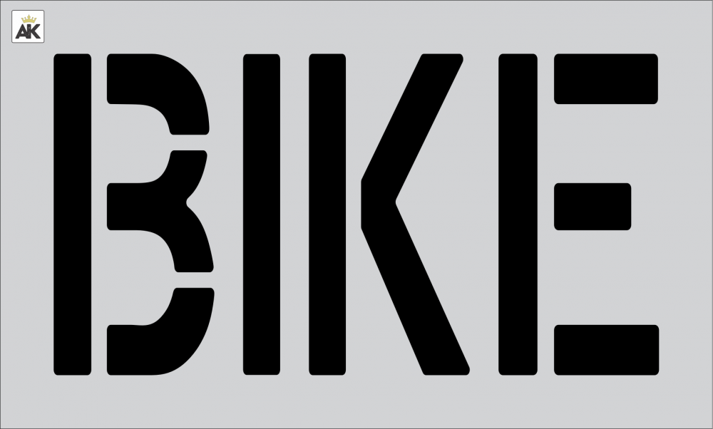 18" Bike Stencil