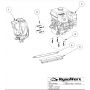 Fastener Kit - Engine to Pump (Launtop) - parts diagram'
